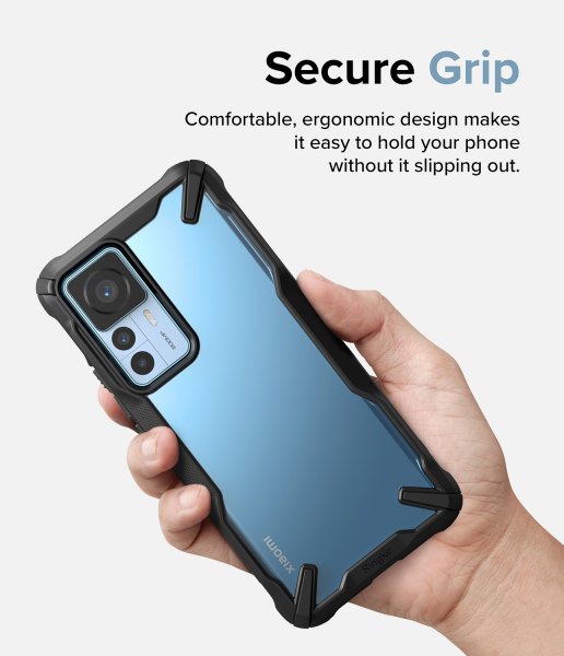 Ringke Xiaomi 12T/12T Pro Kuori Fusion X Musta