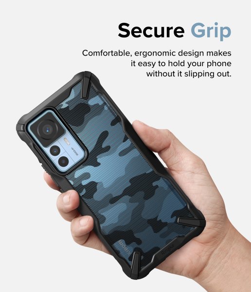Ringke Xiaomi 12T/12T Pro kuori Fusion X Design Camo Black