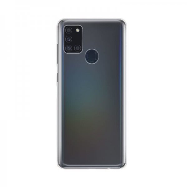 Xqisit Samsung Galaxy A21s Suojakuori Flex Case Läpinäkyvä
