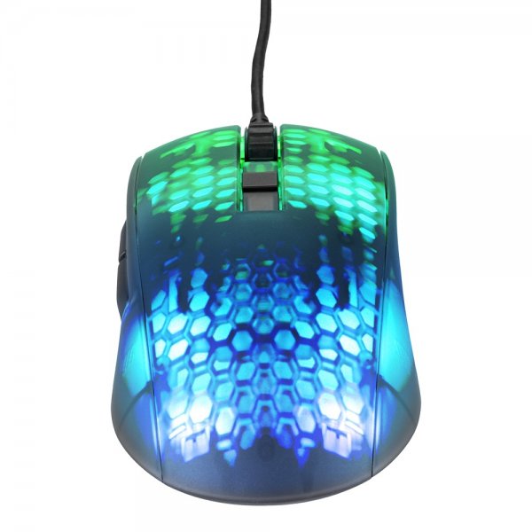 Deltaco Gaming DM310 Gaminghiiri Puoliläpinäkyvä RGB Musta