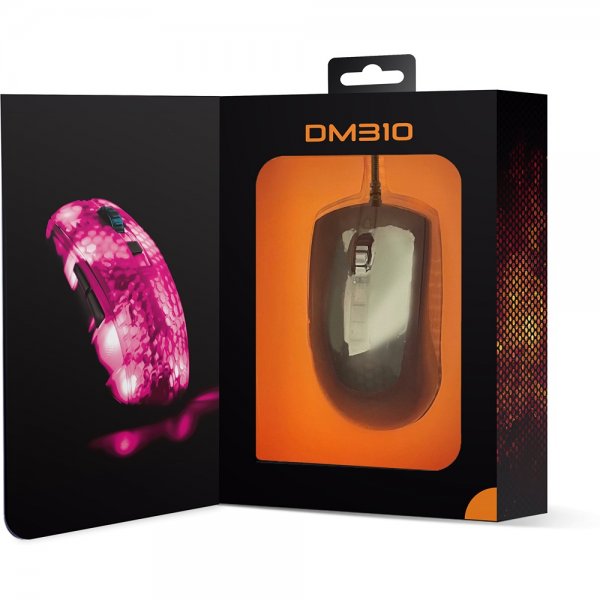 Deltaco Gaming DM310 Gaminghiiri Puoliläpinäkyvä RGB Musta