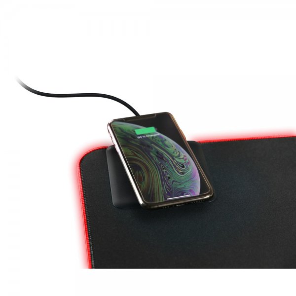 Deltaco Gaming DMP320 pelihiirimatto RGB-valaistuksella ja langattomalla latauksella