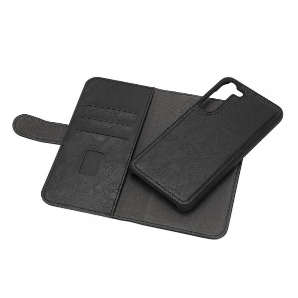 Gear Samsung Galaxy S23 Plus -suojakotelo, irrotettava 2-in-1, 3 korttipaikkaa, musta