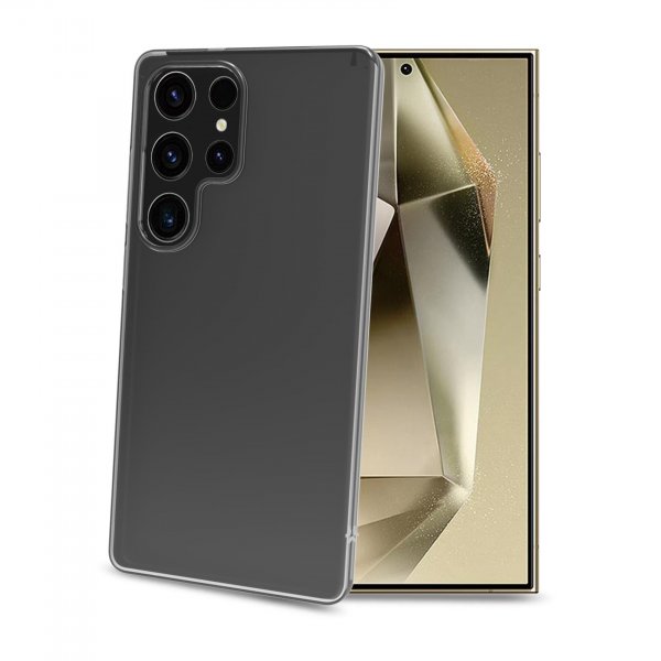 Celly Samsung Galaxy S25 Ultra -kuori GELSKIN Läpinäkyvä