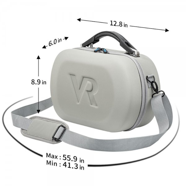 Devaso Meta Quest 2/Oculus Quest 2/Meta Quest Pro Säilytyslaukku olkahihnalla