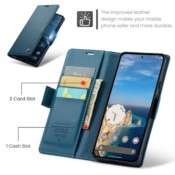 CaseMe Google Pixel 9/9 Pro/Pixel 10/10 Pro -kotelo 023-sarja sininen