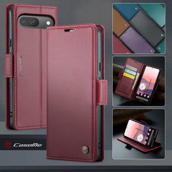 CaseMe Google Pixel 9/9 Pro/Pixel 10/10 Pro Kotelo 023 Series Punainen