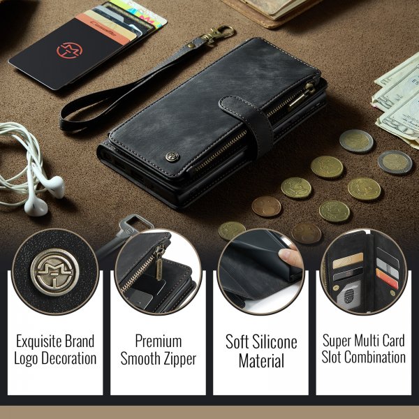 CaseMe Google Pixel 9/9 Pro/Pixel 10/10 Pro Kotelo C30 Series Musta