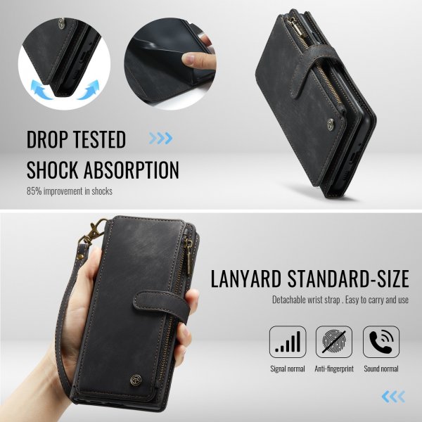 CaseMe Google Pixel 9/9 Pro/Pixel 10/10 Pro Kotelo C30 Series Musta