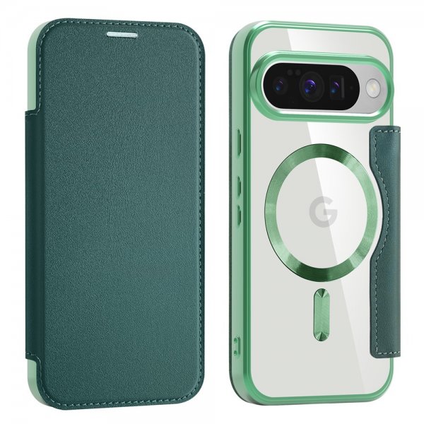 Google Pixel 10/Pixel 10 Pro Kotelo MagSafe Vihreä