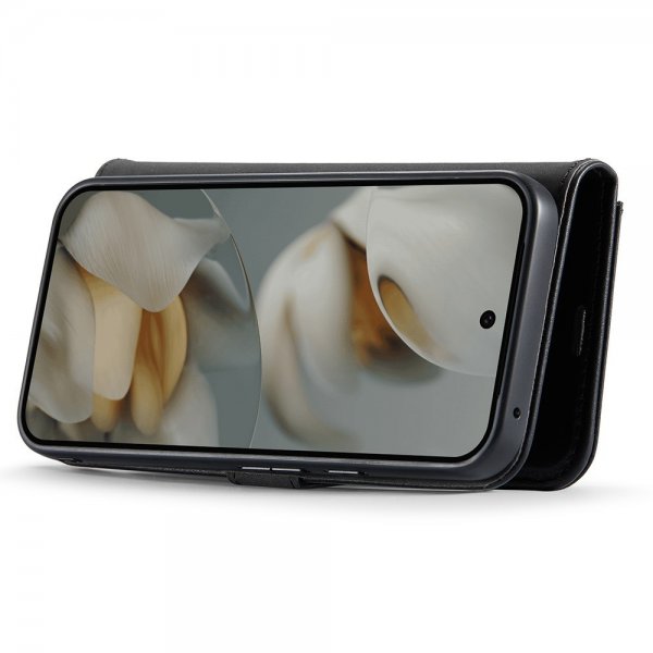 Dg.Ming Google Pixel 10/Pixel 10 Pro Kotelo irrotettavalla kuorella, musta
