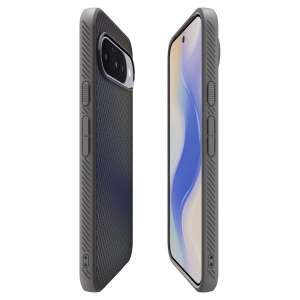 Spigen Google Pixel 10/Pixel 10 Pro Suojakuori Liquid Air MagFit Marble Gray