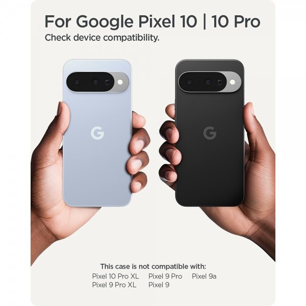 Spigen Google Pixel 10/Pixel 10 Pro Suojakuori Parallax MagFit Matte Black
