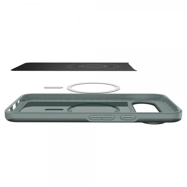 Spigen Google Pixel 10/Pixel 10 Pro -kuori Thin Fit MagFit Sage Green