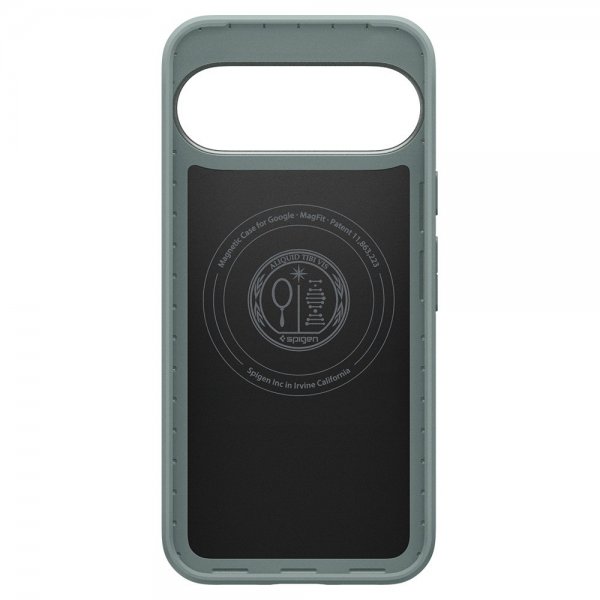 Spigen Google Pixel 10/Pixel 10 Pro -kuori Thin Fit MagFit Sage Green