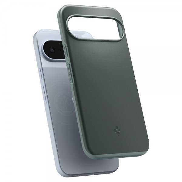 Spigen Google Pixel 10/Pixel 10 Pro -kuori Thin Fit MagFit Sage Green