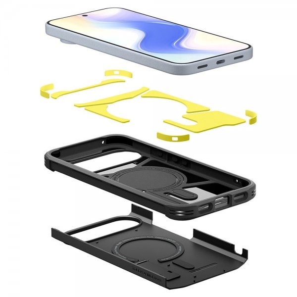 Spigen Google Pixel 10/Pixel 10 Pro Suojakuori Tough Armor MagFit Musta