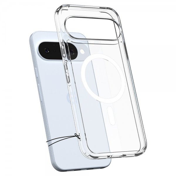 Spigen Google Pixel 10/Pixel 10 Pro Suojakuori Ultra Hybrid MagFit Clear White
