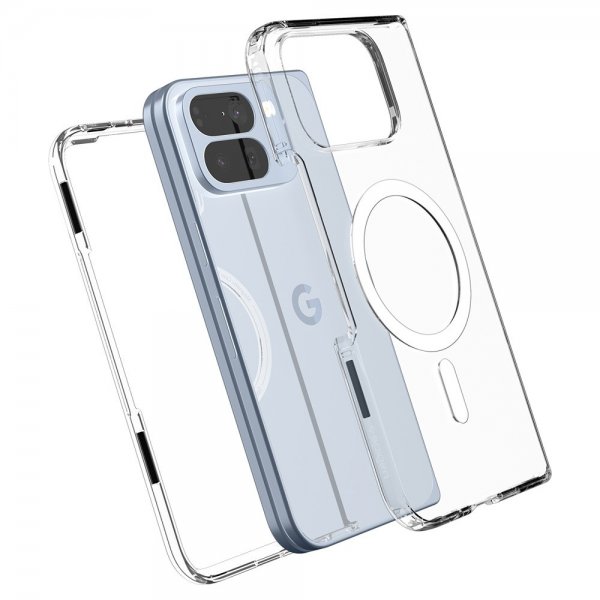Spigen Google Pixel 10 Pro Fold Kotelo Ultra Hybrid MagFit Clear White