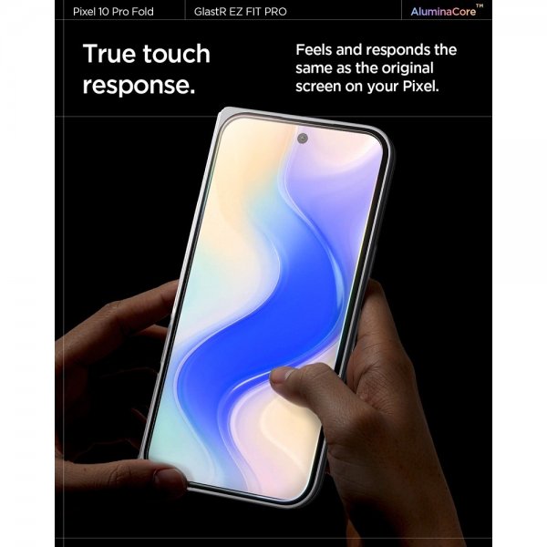 Spigen Google Pixel 10 Pro Fold Näytönsuoja GLAS.tR EZ Fit Optic Pro 2-pakkaus