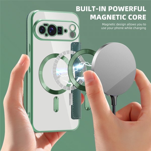 Google Pixel 10 Pro XL Kotelo MagSafe Vihreä