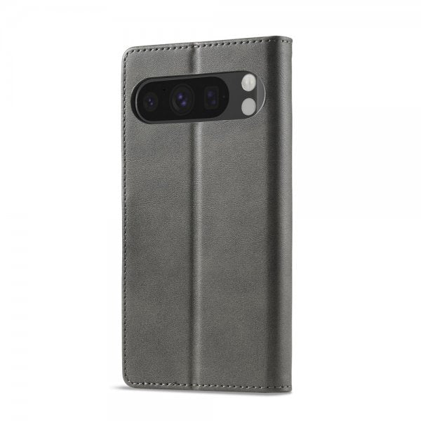 Lc.Imeeke Google Pixel 10 Pro XL Suojakuori Korttipidikkeellä Jalustatoiminnolla Harmaa