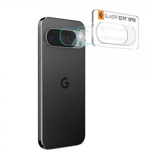 Spigen Google Pixel 10 Pro XL kamerasuojalasi, EZ Fit Optic 2-pakkaus