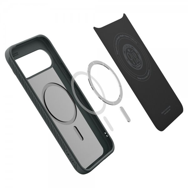 Spigen Google Pixel 10 Pro XL Suojakuori Liquid Air MagFit Abyss Green
