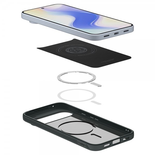 Spigen Google Pixel 10 Pro XL Suojakuori Liquid Air MagFit Abyss Green