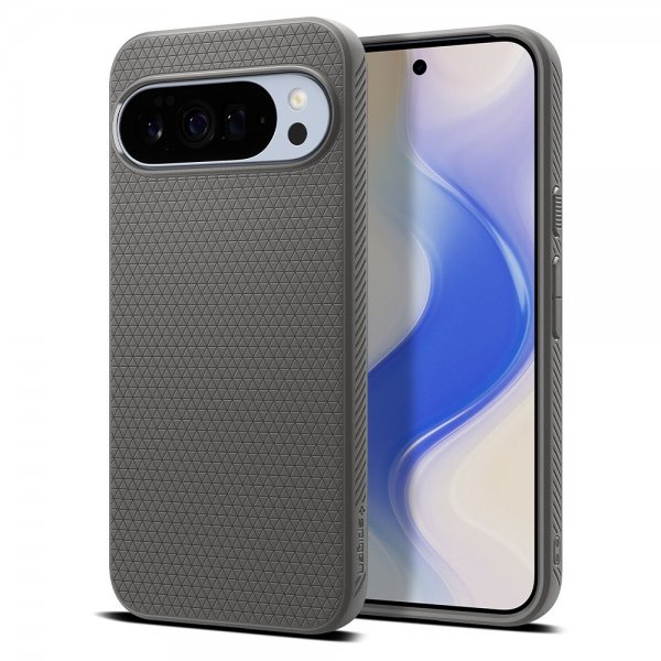Spigen Google Pixel 10 Pro XL Suojakuori Liquid Air MagFit Marble Gray