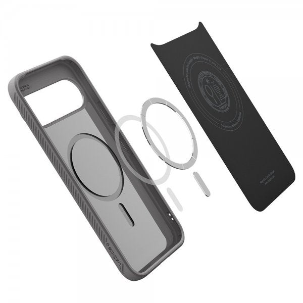 Spigen Google Pixel 10 Pro XL Suojakuori Liquid Air MagFit Marble Gray