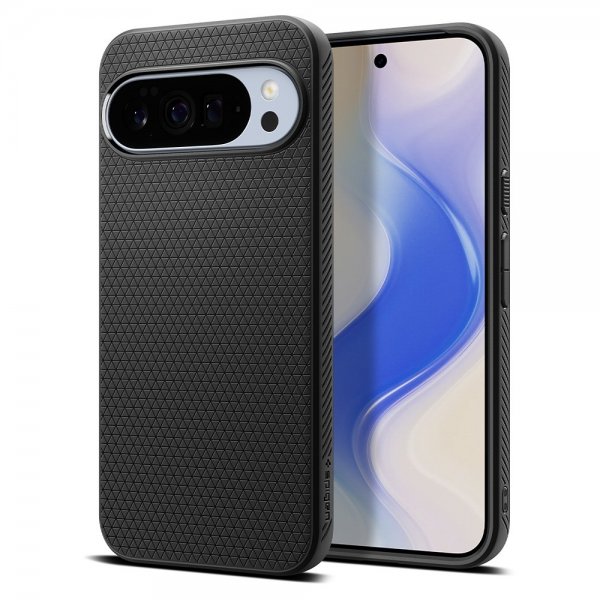 Spigen Google Pixel 10 Pro XL -kuori Liquid Air MagFit Matte Black