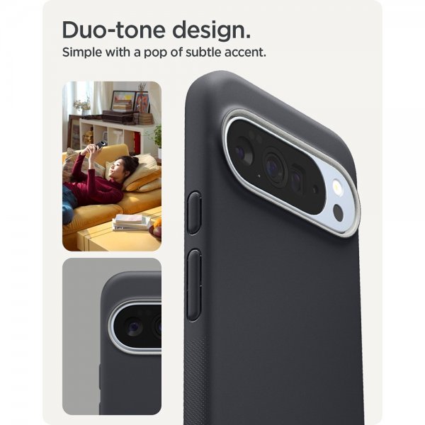 Spigen Google Pixel 10 Pro XL -suojakuori Nano Pop MagFit Black Sesame