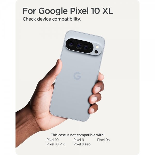 Spigen Google Pixel 10 Pro XL -suojakuori, Ultra Hybrid MagFit Clear White