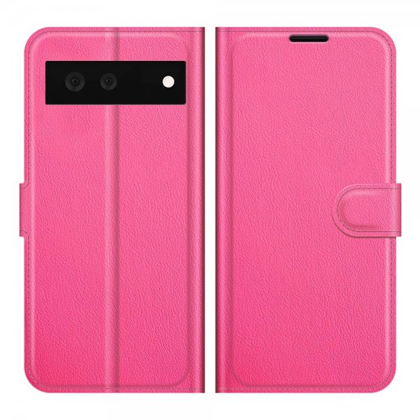 Google Pixel 6 -suojakuori, litsi, magenta
