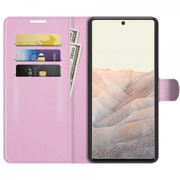 Google Pixel 6 Pro Kotelo Litsi Pinkki