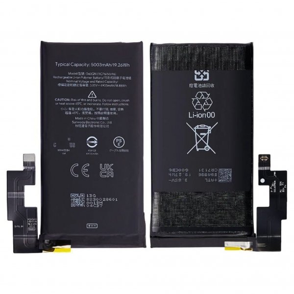 Google Pixel 6 Pro Sisäinen akku, alkuperäinen G63QN 5003 mAh