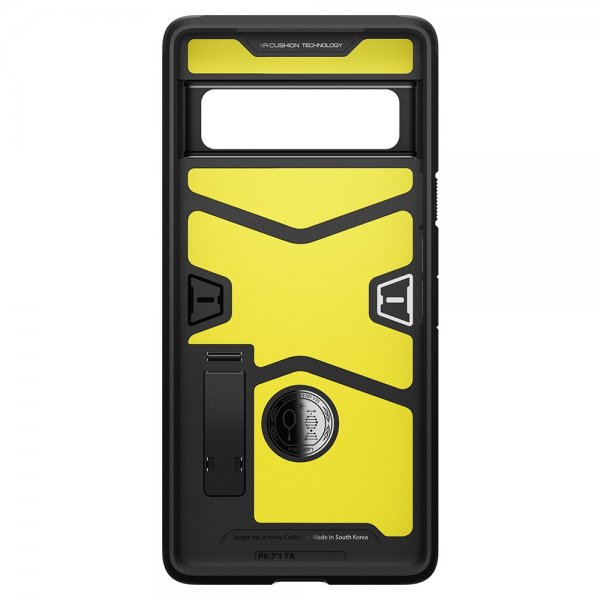 Spigen Google Pixel 6 Pro -kuori Tough Armor, musta