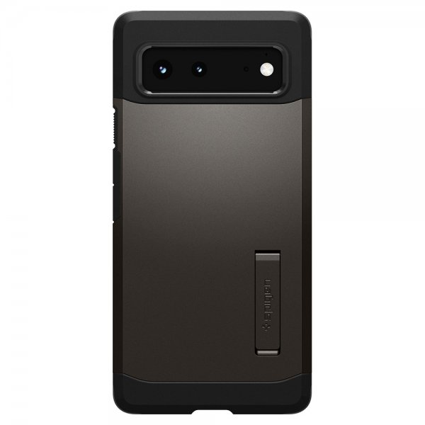 Spigen Google Pixel 6 -suojakuori Tough Armor, Gunmetal