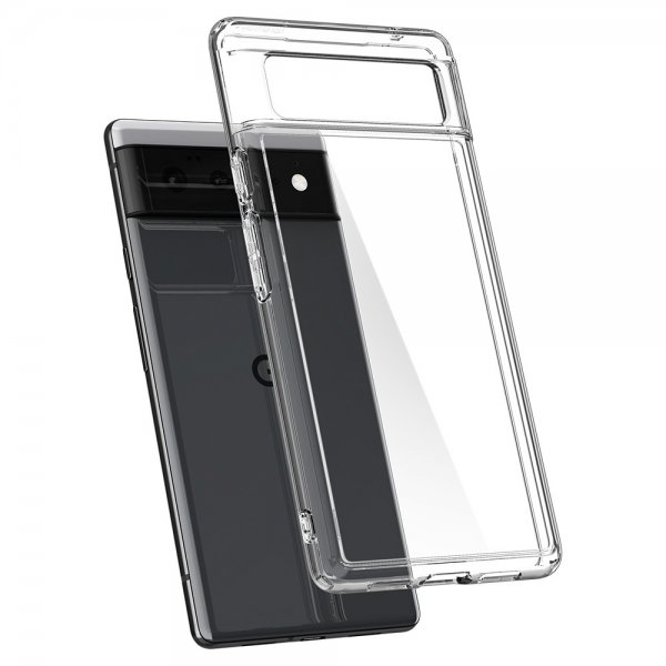 Spigen Google Pixel 6 -suojakuori, Ultra Hybrid Crystal Clear