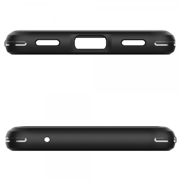 Spigen Google Pixel 6a -kuori, Rugged Armor, mattamusta