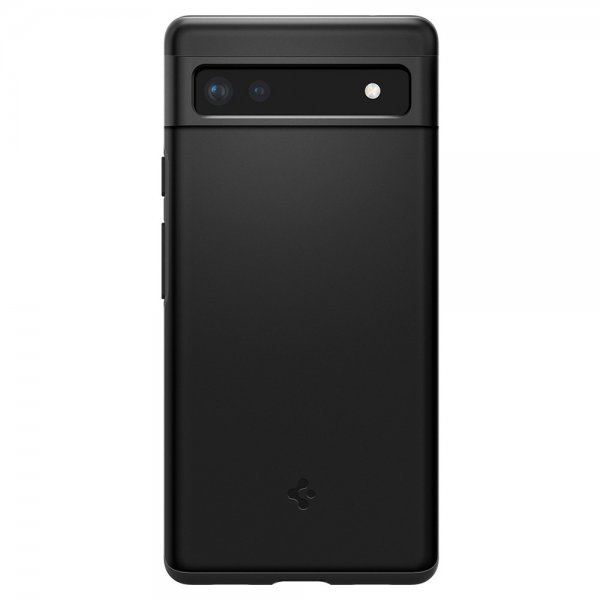 Spigen Google Pixel 6a Thin Fit -suojakuori, musta