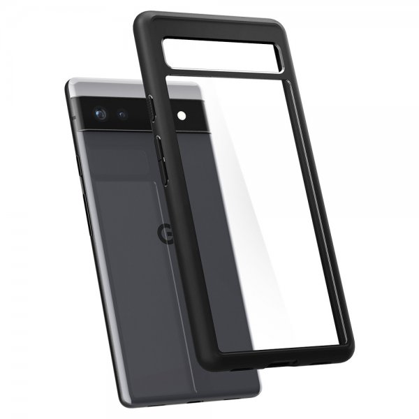 Spigen Google Pixel 6a -suojakuori, Ultra Hybrid, mattamusta