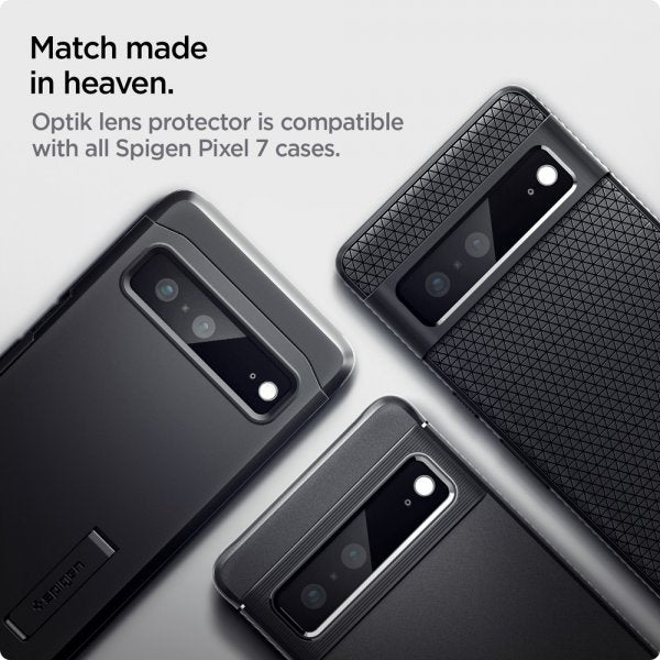 Spigen Google Pixel 7 Kameran suoja – lasi.tR EZ Fit Optik 2 kpl