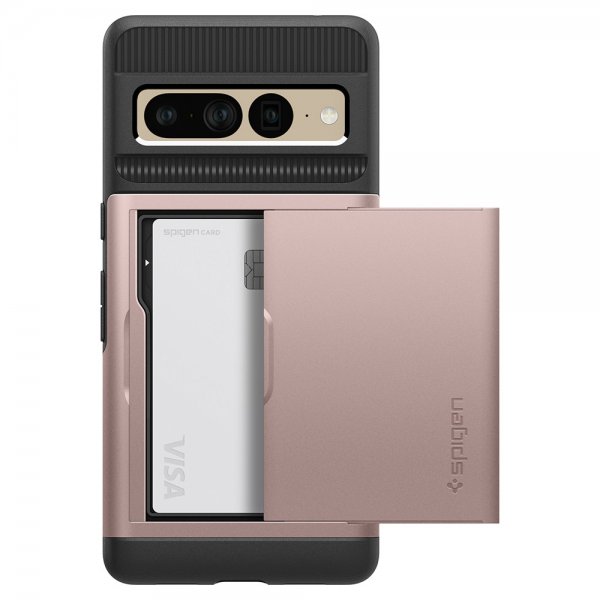 Spigen Google Pixel 7 Pro -kuori, Slim Armor CS Rose Gold