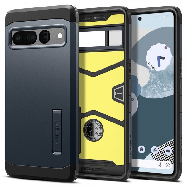 Spigen Google Pixel 7 Pro Suojakuori Tough Armor Metal Slate