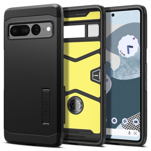 Spigen Google Pixel 7 Pro Suojakuori Tough Armor Musta
