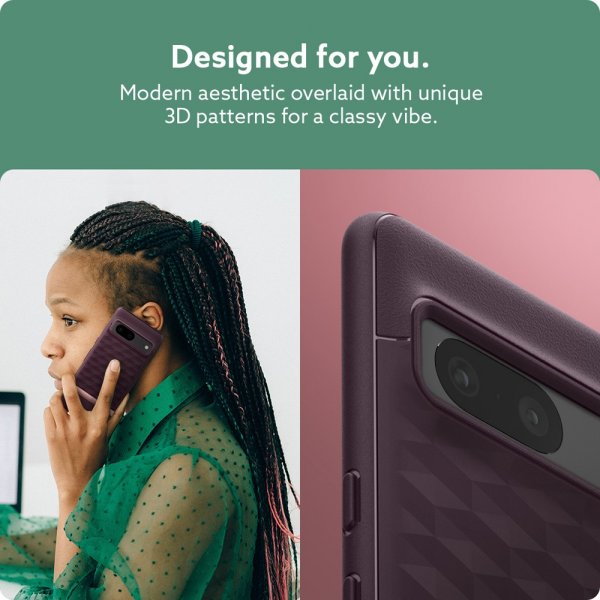 Caseology Google Pixel 7 Kuori Parallax Burgundy