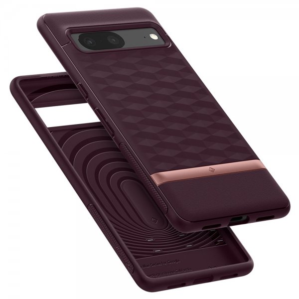 Caseology Google Pixel 7 Kuori Parallax Burgundy