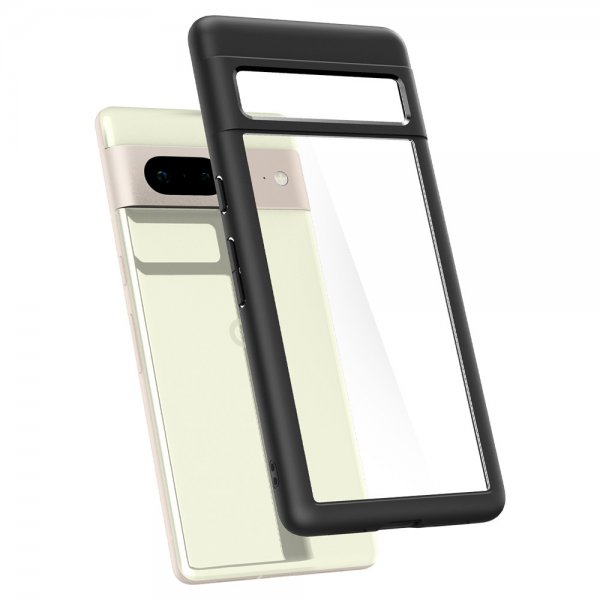 Spigen Google Pixel 7 Ultra Hybrid -suojakuori, mattamusta